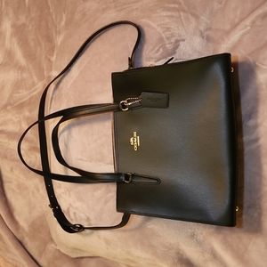 Coach Tatum Carryall 40 Bag. New, black with red inside.